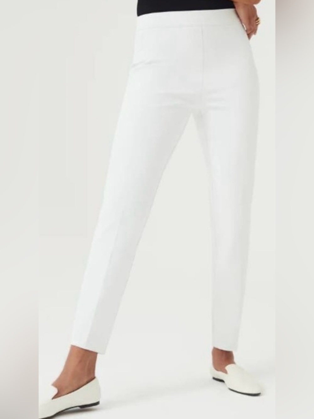 NWT SPANX On-The-Go Slim Straight Ankle Pant, Large Petite